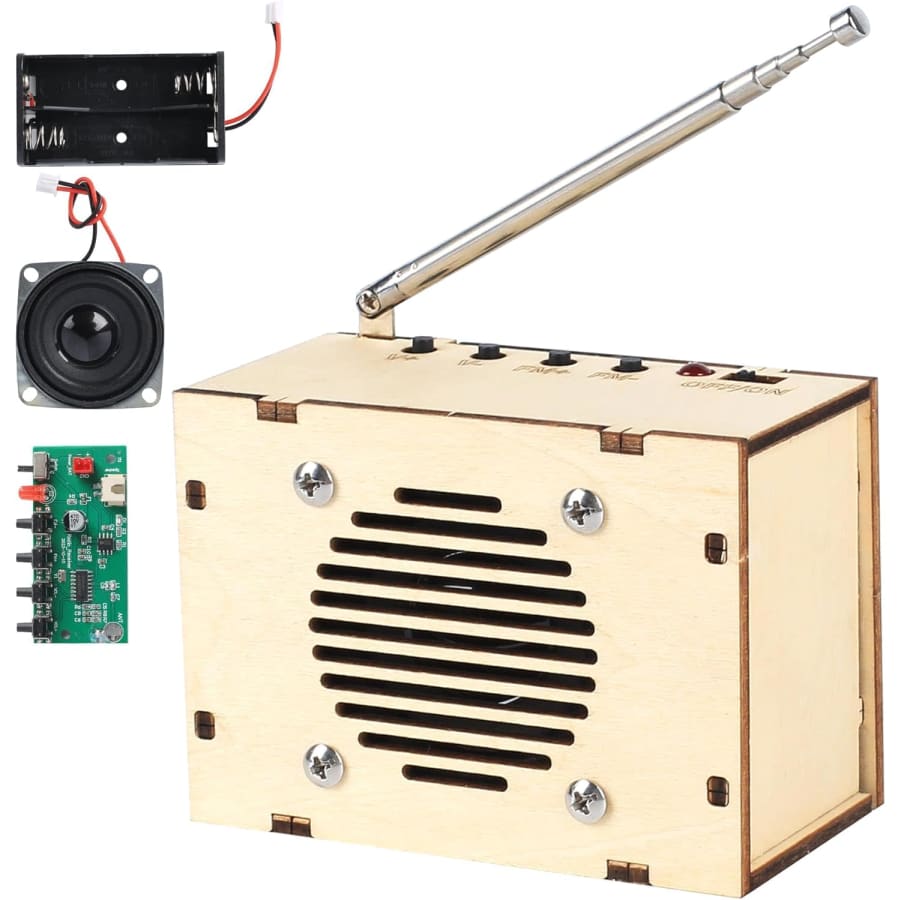 Build Your Own FM Radio STEM Kit: $9.99