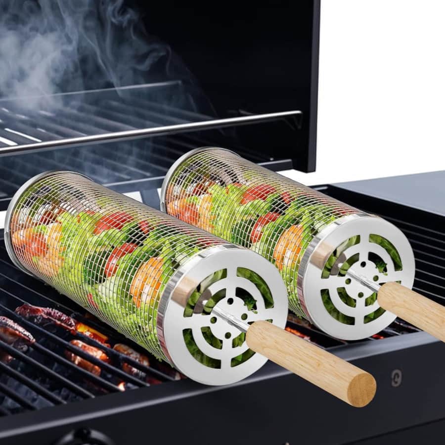 Nesting Grill Basket 2-Pack: $14