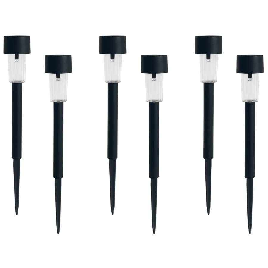 Mainstays Solar LED Landscape Path Light 6-Pack: $2.88