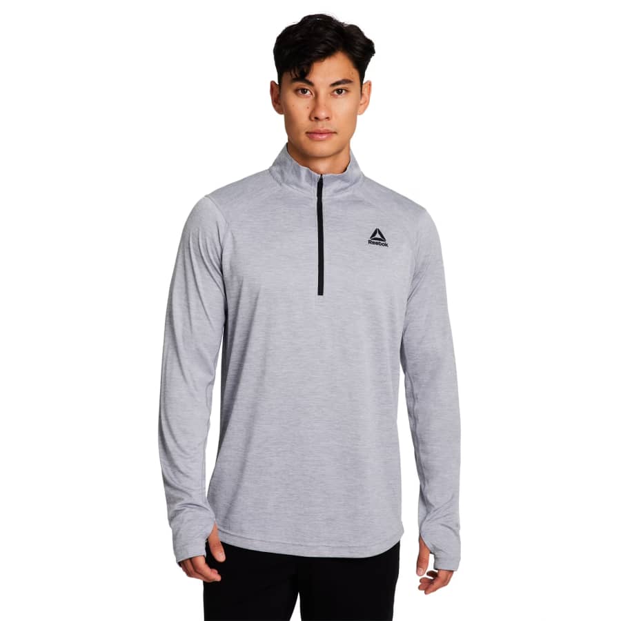 Reebok Men's Trail Quarter-Zip Active Pullover: $9 Reebok Men's Trail Quarter-Zip Active Pullover: $9