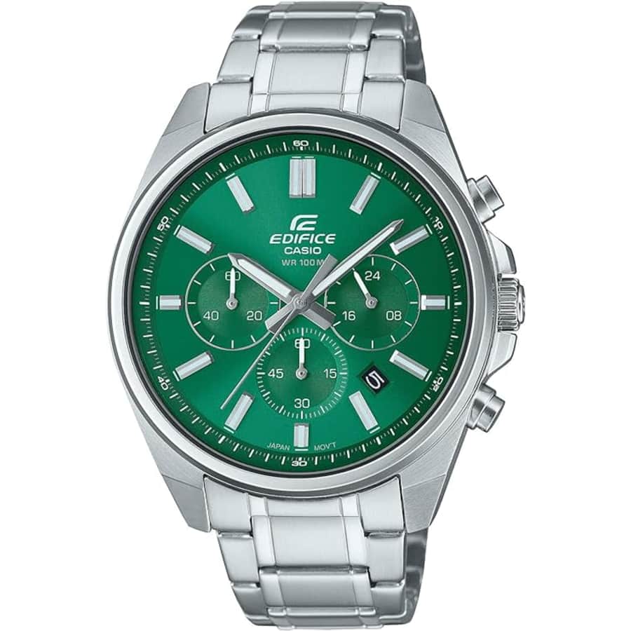 Casio Men's Edifice Chronograph Date Watch: $75