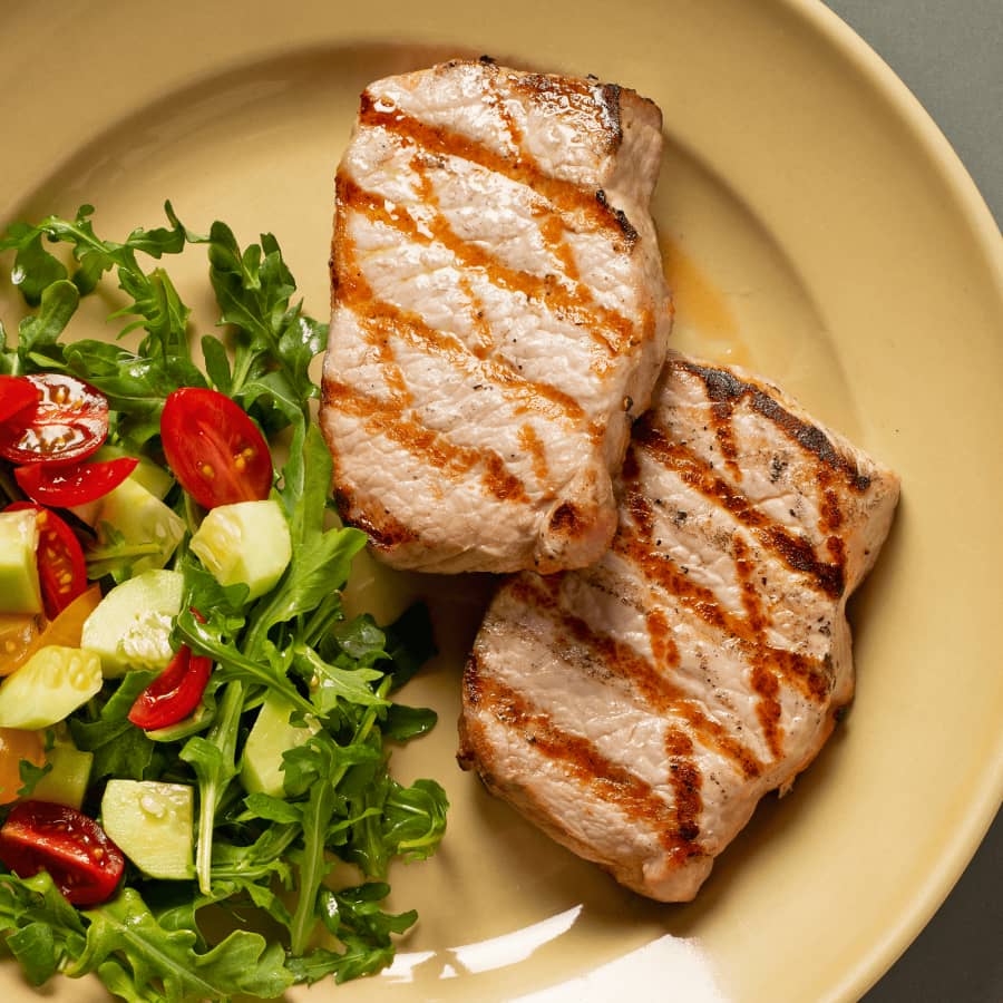 Perdue Farms 2 Boneless Pork Chops and Pack of Bacon: Free w/ $99 purchase Perdue Farms 2 Boneless Pork Chops and Pack of Bacon: Free w/ $99 purchase