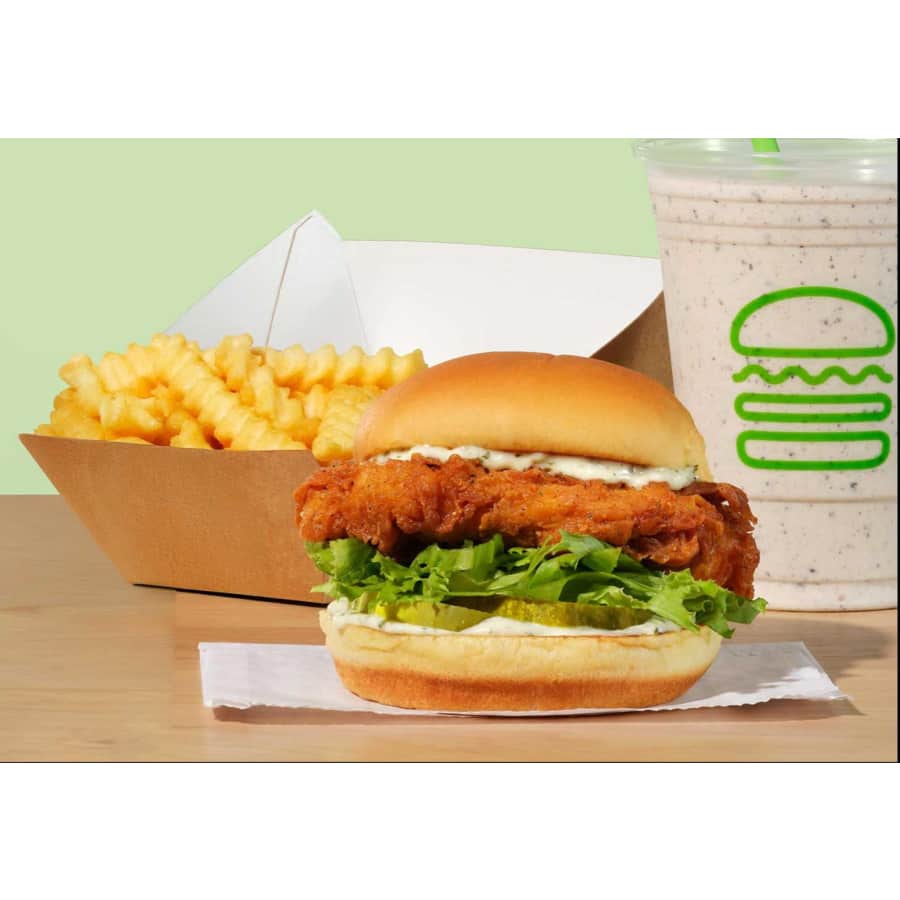 Shake Shack Chicken Sundays: Free Chicken Shack w/ $10 order on Sundays Shake Shack Chicken Sundays: Free Chicken Shack w/ $10 order on Sundays