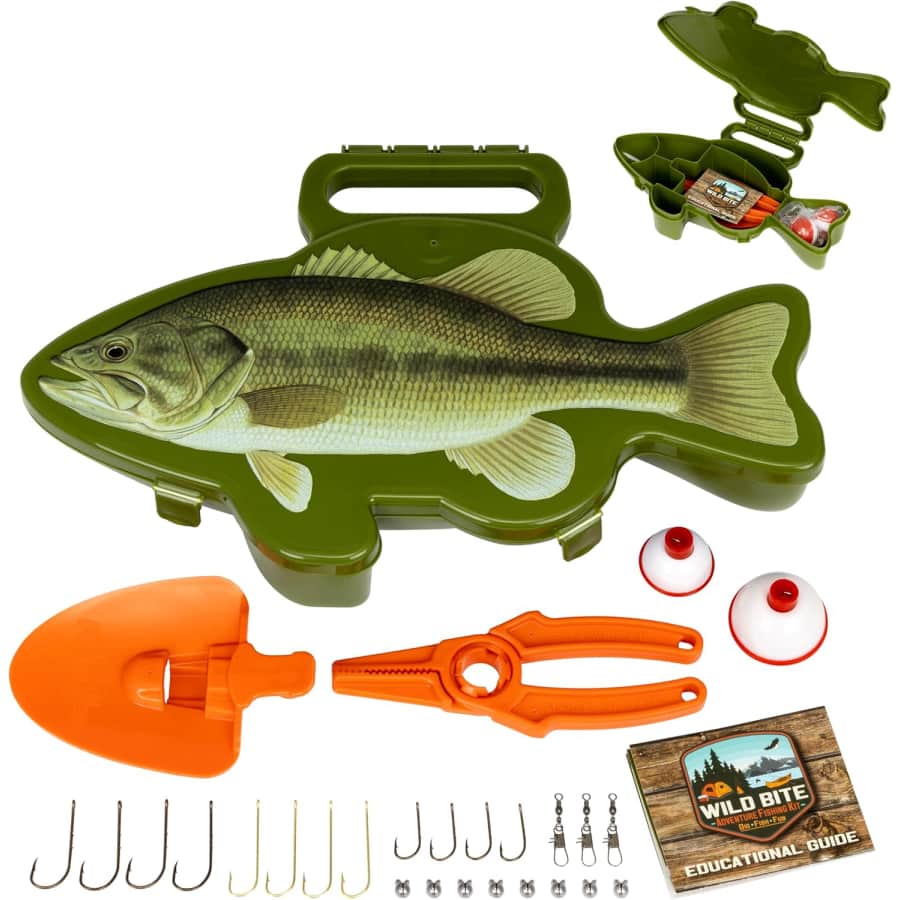 Flambeau Outdoors Wild Bite Fishing Tackle Box Kit: $11 Flambeau Outdoors Wild Bite Fishing Tackle Box Kit: $11