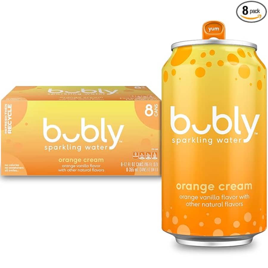 Bubly Sparkling Water 8-Pack: $2.84 w/ subscribe and save