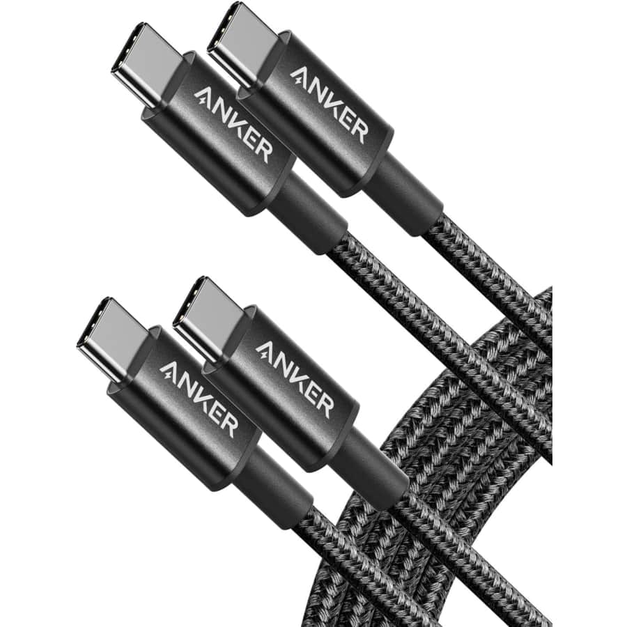 Anker 6-Foot USB-C Cable 5-Pack: $13 Anker 6-Foot USB-C Cable 5-Pack: $13
