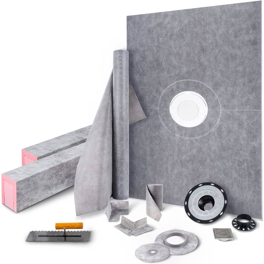 Vevor 38x60" Waterproofing Shower Pan Liner Kit: $158 Vevor 38x60" Waterproofing Shower Pan Liner Kit: $158