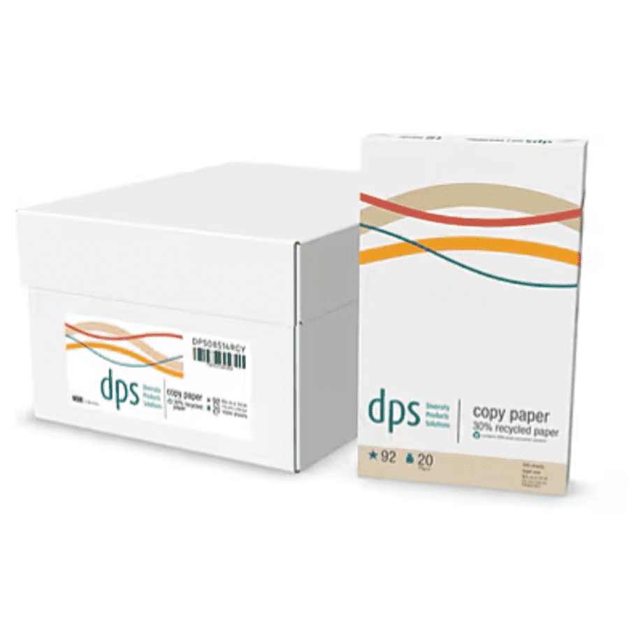 DPS by Staples 30% Recycled 8.5" x 14" Copy Paper: 6