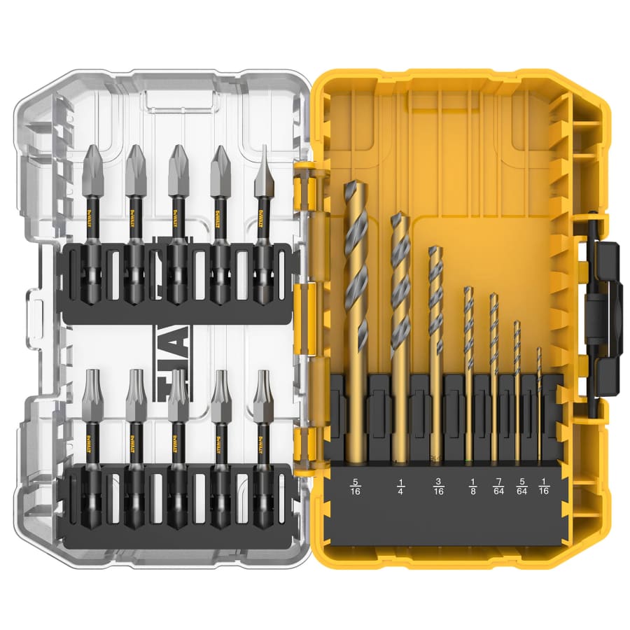 DeWalt Tough Grip 17-Piece Screwdriver Bit Set: $8
