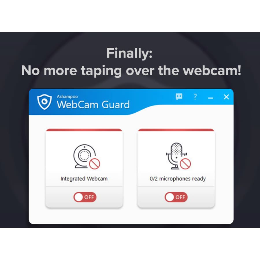 Ashampoo WebCam Guard for PC: Lifetime License for $9.99 Ashampoo WebCam Guard for PC: Lifetime License for $9.99