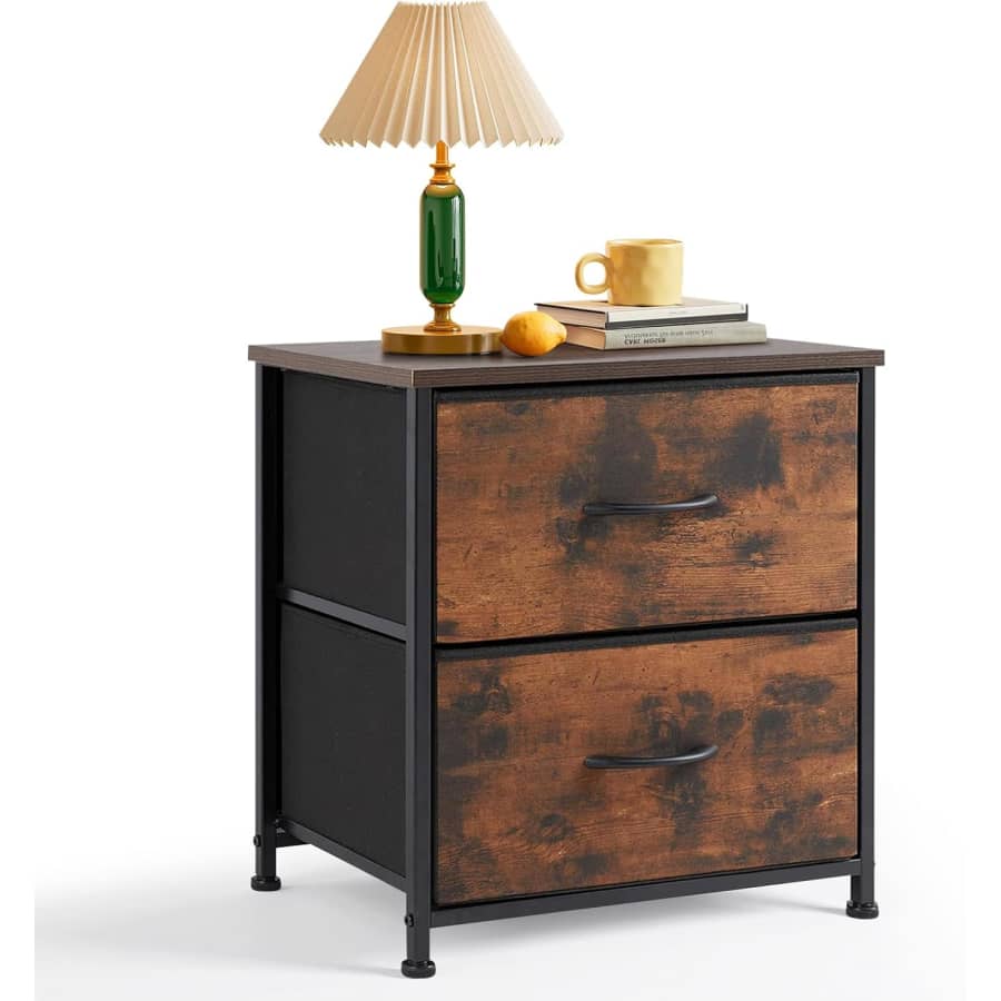 Small 2-Drawer Nightstand: $16