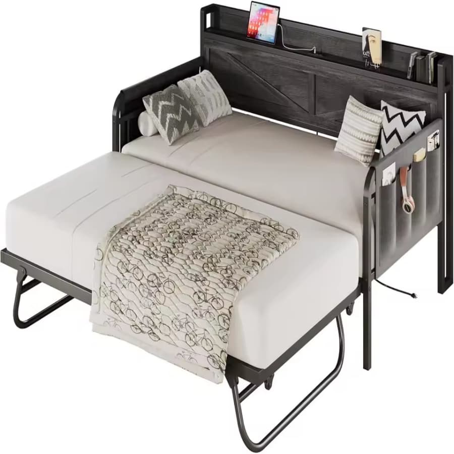 Twin Trundle Bed w/ USB Station: $124.79 Twin Trundle Bed w/ USB Station: $124.79