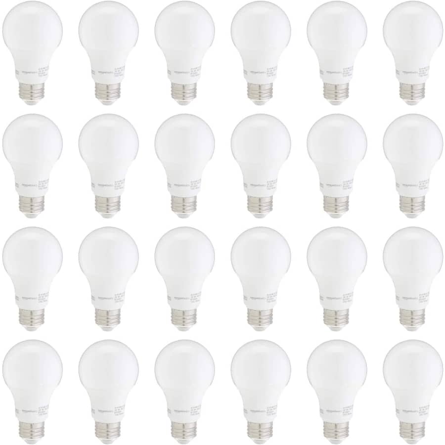 Amazon Basics 60-Equivalent LED Light Bulb 24-Pack: $12 via Sub & Save
