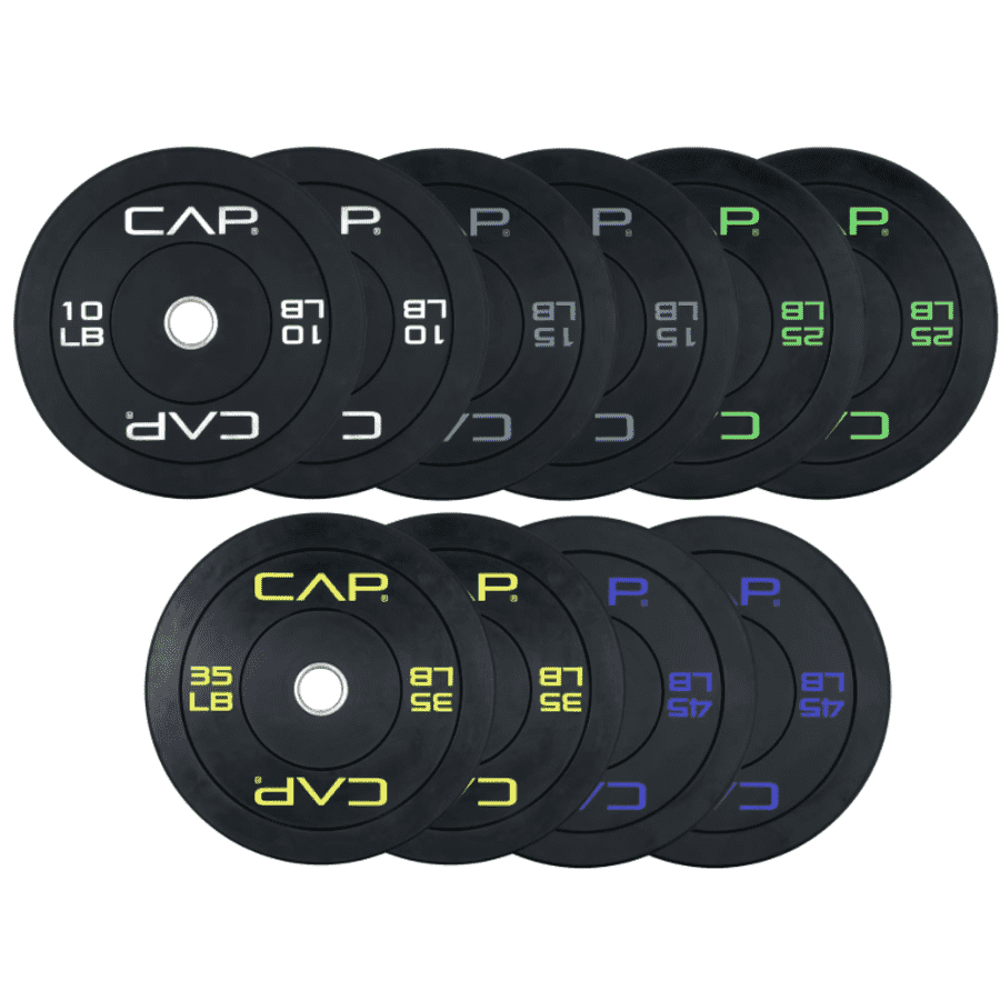 CAP Fitness CAP 260-lb. Bumper Plate Bundle: $182 CAP Fitness CAP 260-lb. Bumper Plate Bundle: $182