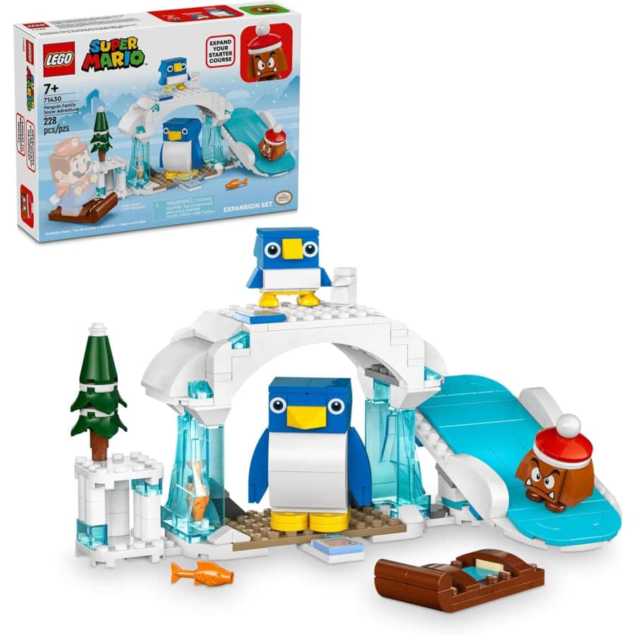 LEGO Super Mario Penguin Family Snow Adventure Expansion Set: $11.99
