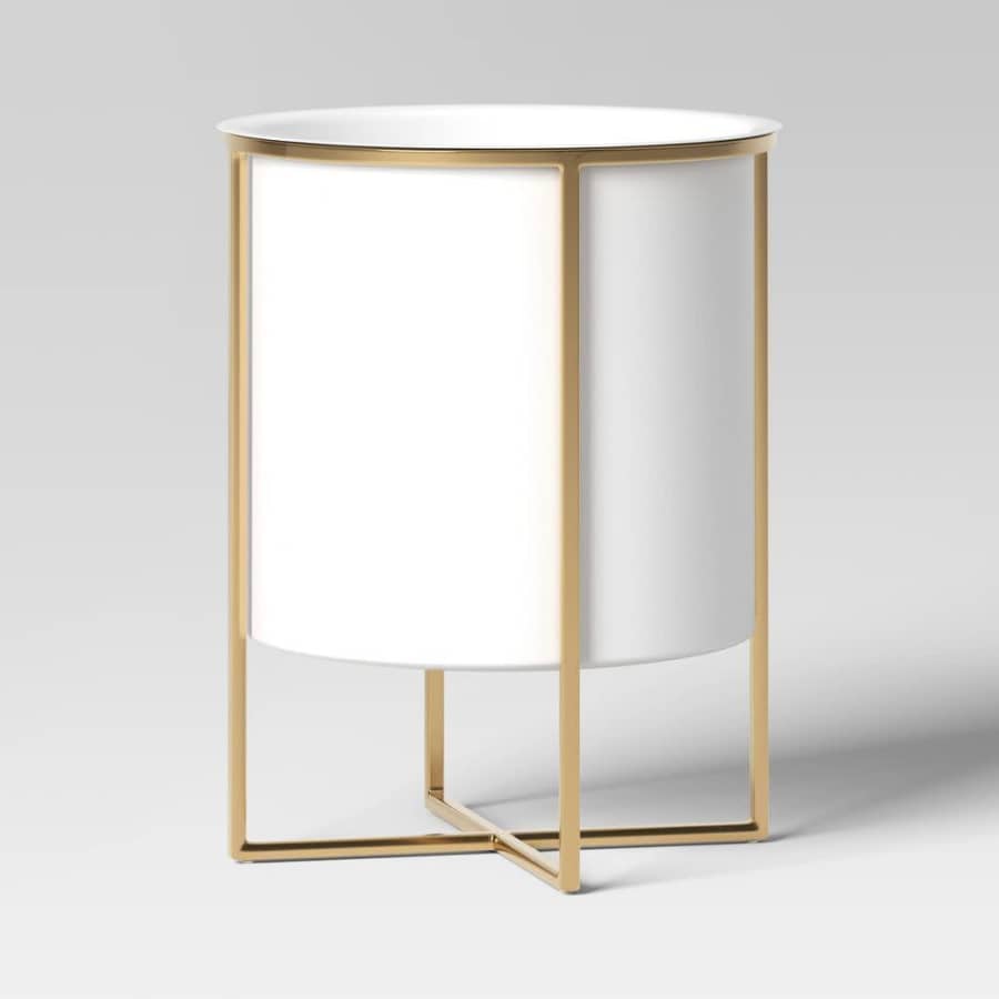 Threshold Round Iron Planter Pot with Stands Set of 2: $17.49 Threshold Round Iron Planter Pot with Stands Set of 2: $17.49