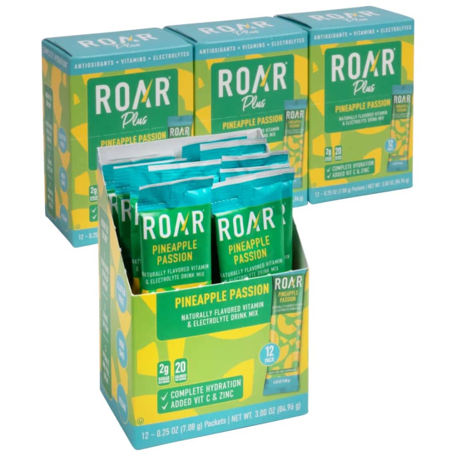 Roar Plus Vitamin & Electrolyte Drink Mix 48-Pack: $10 Roar Plus Vitamin & Electrolyte Drink Mix 48-Pack: $10