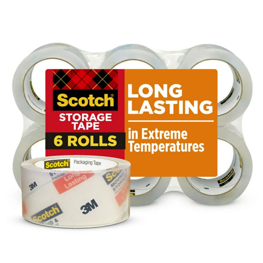 Scotch Long Lasting Storage Packing Tape 6-Pack: $13 Scotch Long Lasting Storage Packing Tape 6-Pack: $13