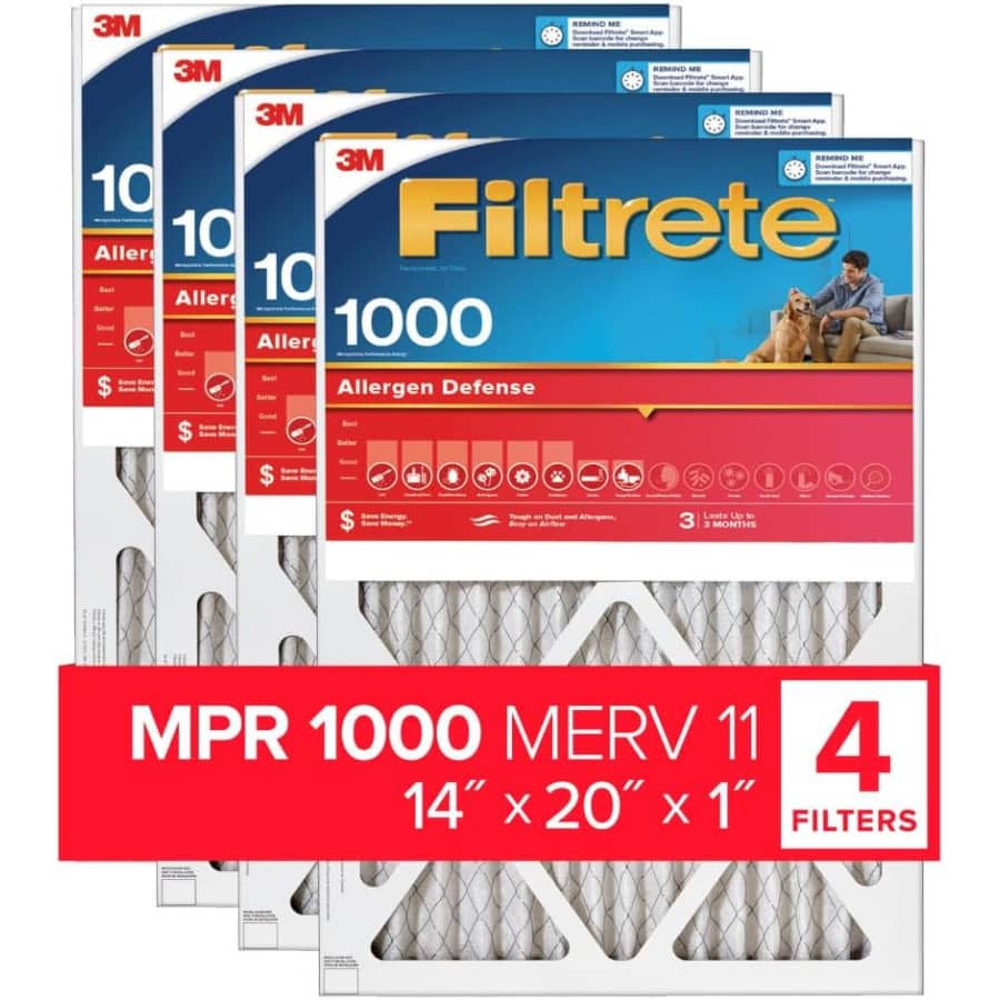 Filtrete 14x20x1 AC Furnace Air Filter 4-Pack: $47 via Sub & Save Filtrete 14x20x1 AC Furnace Air Filter 4-Pack: $47 via Sub & Save