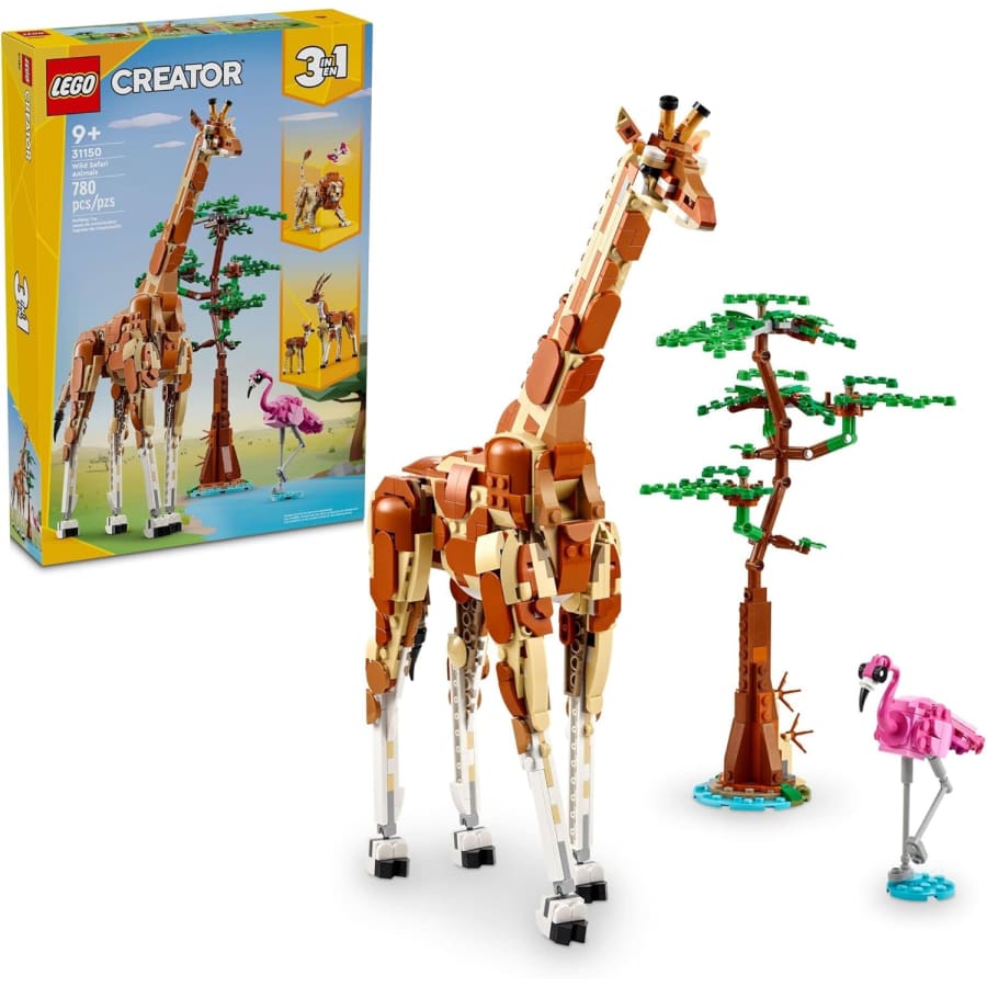 LEGO Creator 3-in-1 Wild Safari Animals Set: $41
