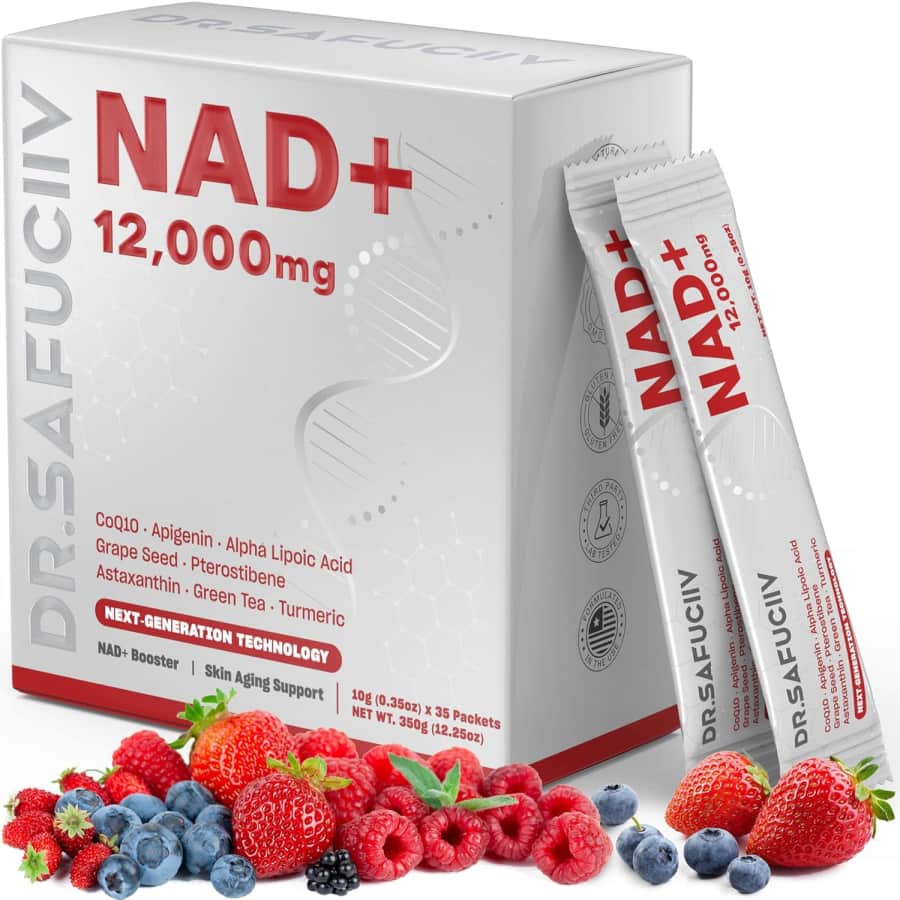 Dr. Safuciiv 12,000mg NAD+ Supplement Powder 35-Pack: $15.99 Dr. Safuciiv 12,000mg NAD+ Supplement Powder 35-Pack: $15.99