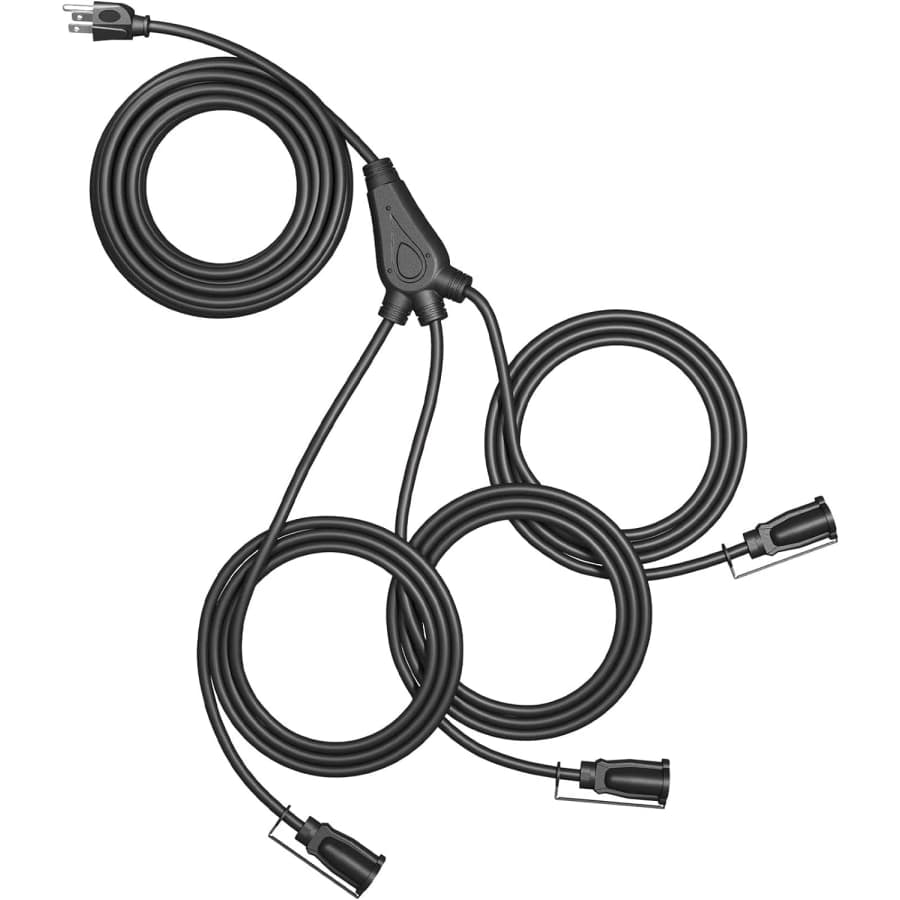 Dewenwils 52-Foot 1-to-3 Splitter Outdoor Extension Cord: $16.79