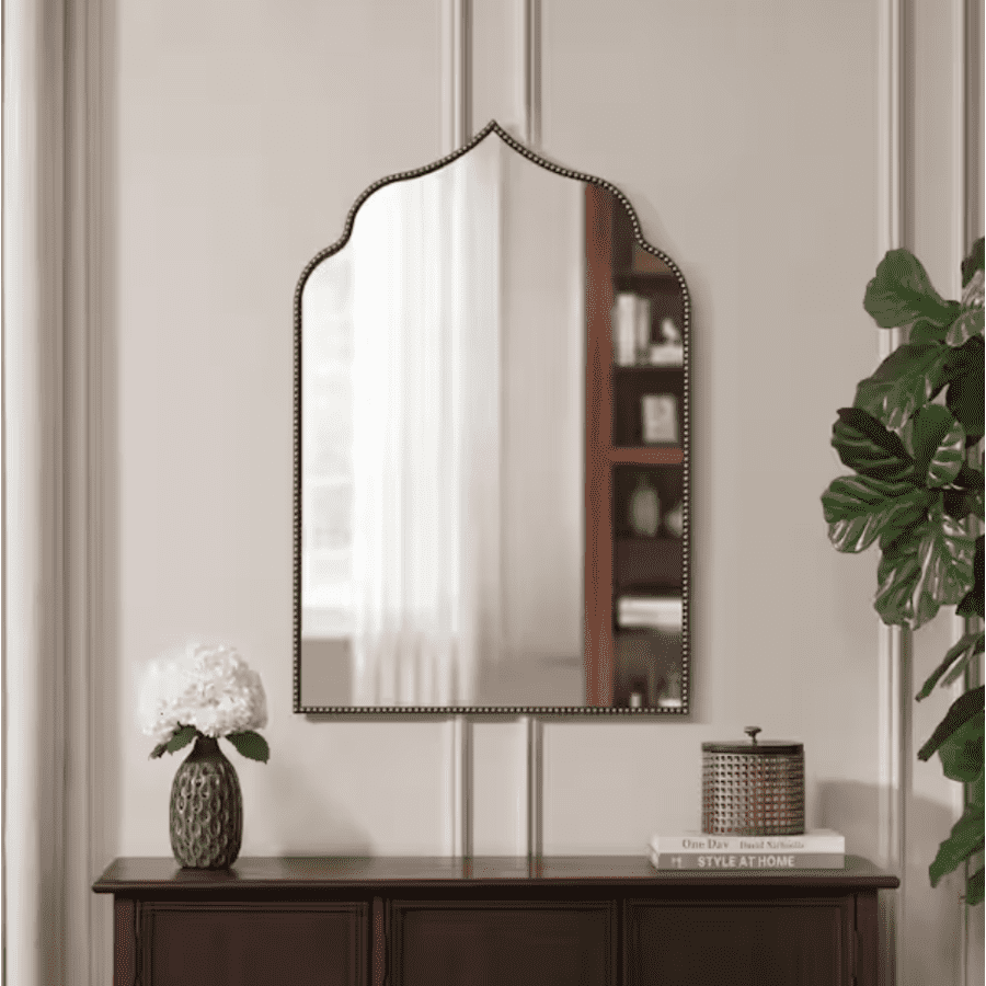 Home Decorators Collection Ornate Arched Classic Accent Mirror: $79.60