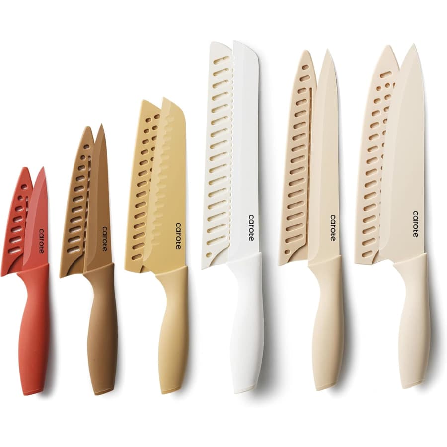 Carote 12-Piece Kitchen Knife Set: $14