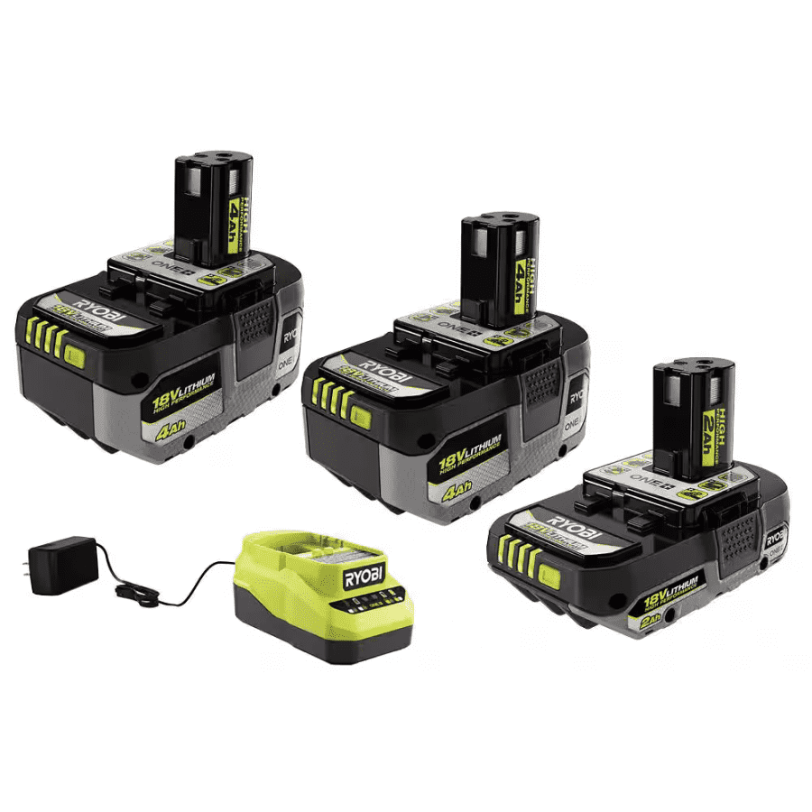 Ryobi 18V ONE+ 3-Battery Starter Pack: $159 w/ free tool worth up to $199