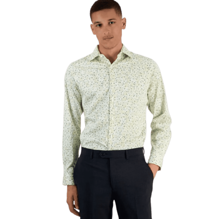Bar III Men's Slim-Fit Boboli Floral Print Shirt: $11.76