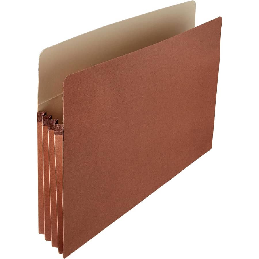 Amazon Basics Expanding File Folder Organizer 25-Pack: $24