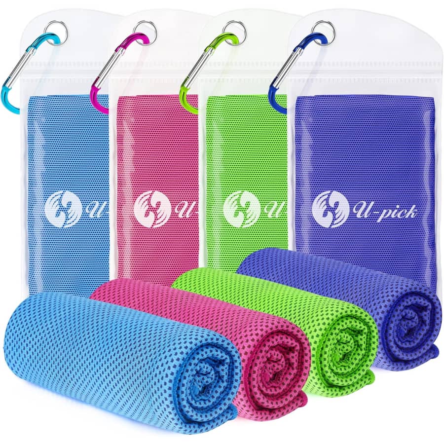 U-pick Cooling Towel 4-Pack: $9