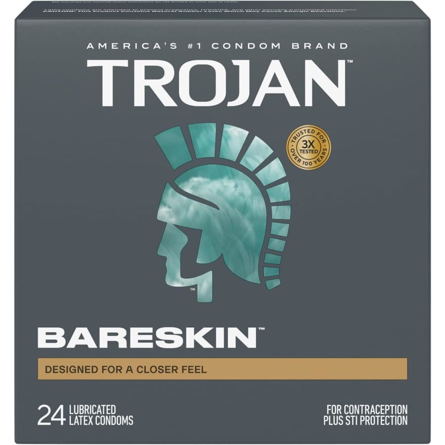 Trojan Bareskin Premium Lubricated Condoms 24-Pack: $6.51 via Sub. & Save