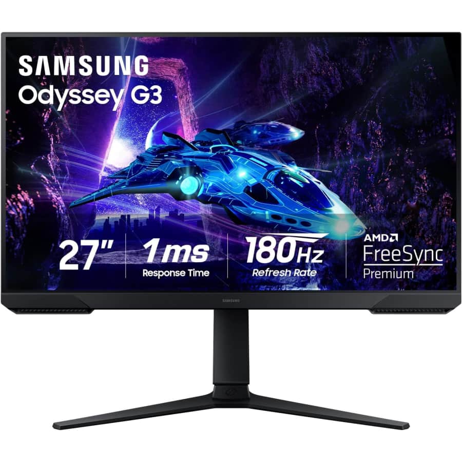 Samsung 27" Odyssey G3 G30D 1080p Gaming Monitor: $159.99