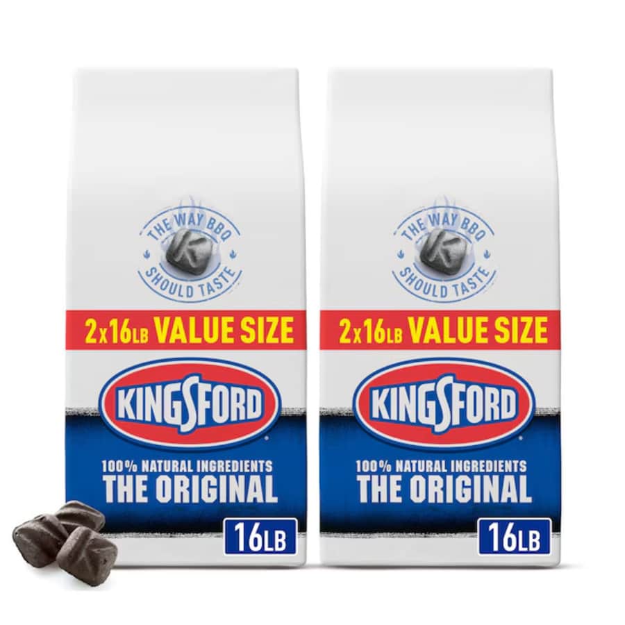 Kingsford 16-lb. Original BBQ Smoker Charcoal Grilling Briquettes 2-Pack: $18 Kingsford 16-lb. Original BBQ Smoker Charcoal Grilling Briquettes 2-Pack: $18