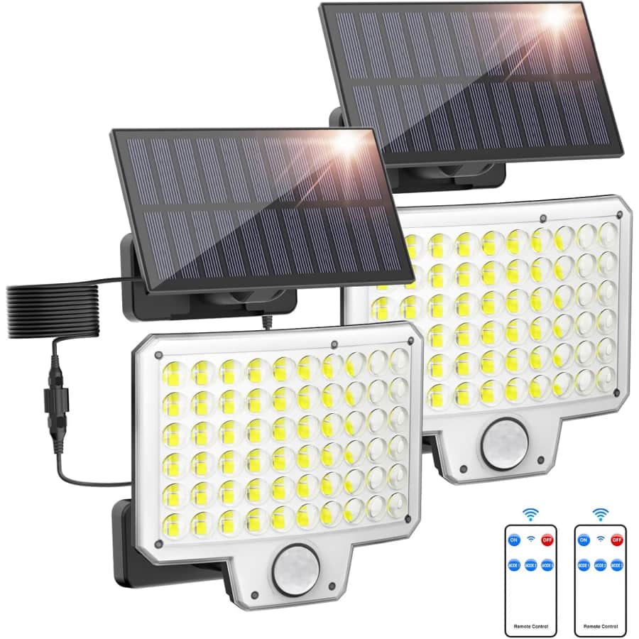 Onforu 240 LED Solar Lights Outdoor 2 Pack: $17 w/ Prime Onforu 240 LED Solar Lights Outdoor 2 Pack: $17 w/ Prime