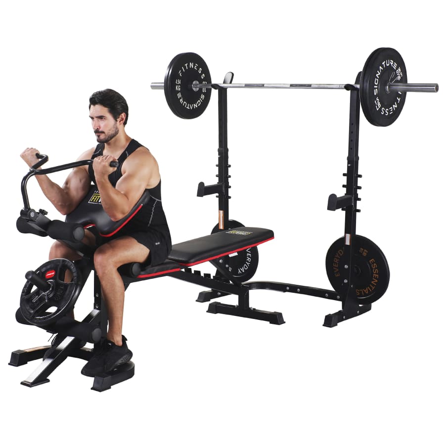 Fitvids LX600 Adjustable Olympic Workout Bench w/ Squat Rack: $175 Fitvids LX600 Adjustable Olympic Workout Bench w/ Squat Rack: $175