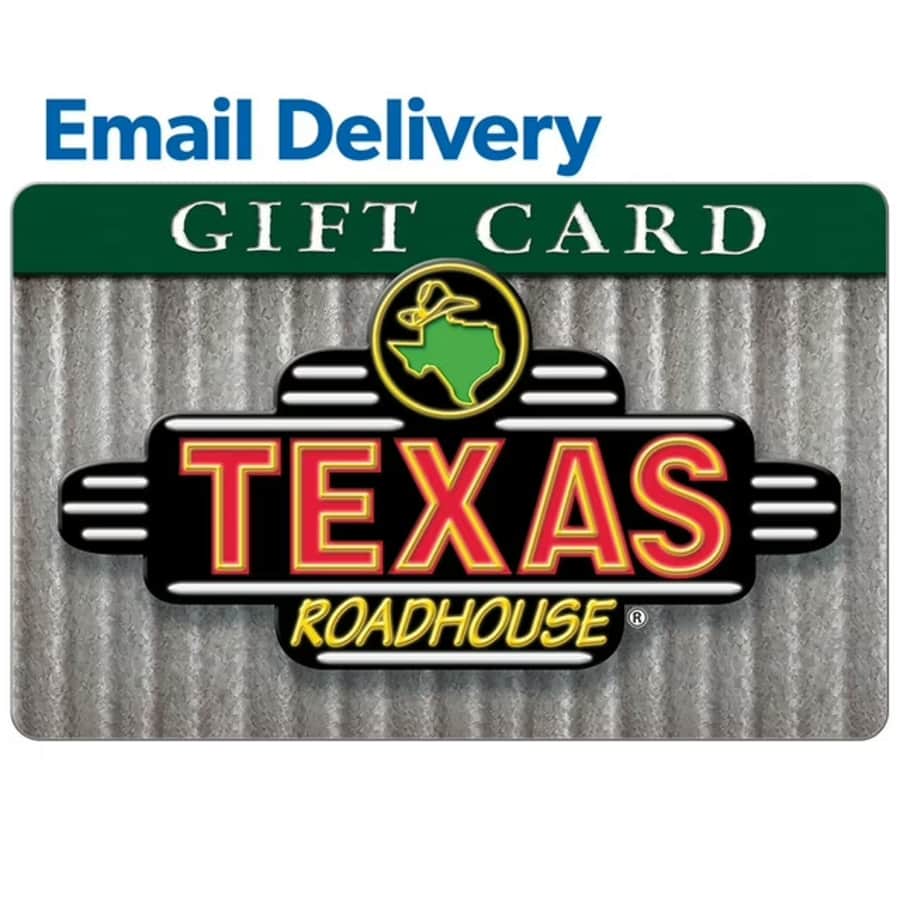 $25 Texas Roadhouse Gift Card at Sam's Club: $24 $25 Texas Roadhouse Gift Card at Sam's Club: $24