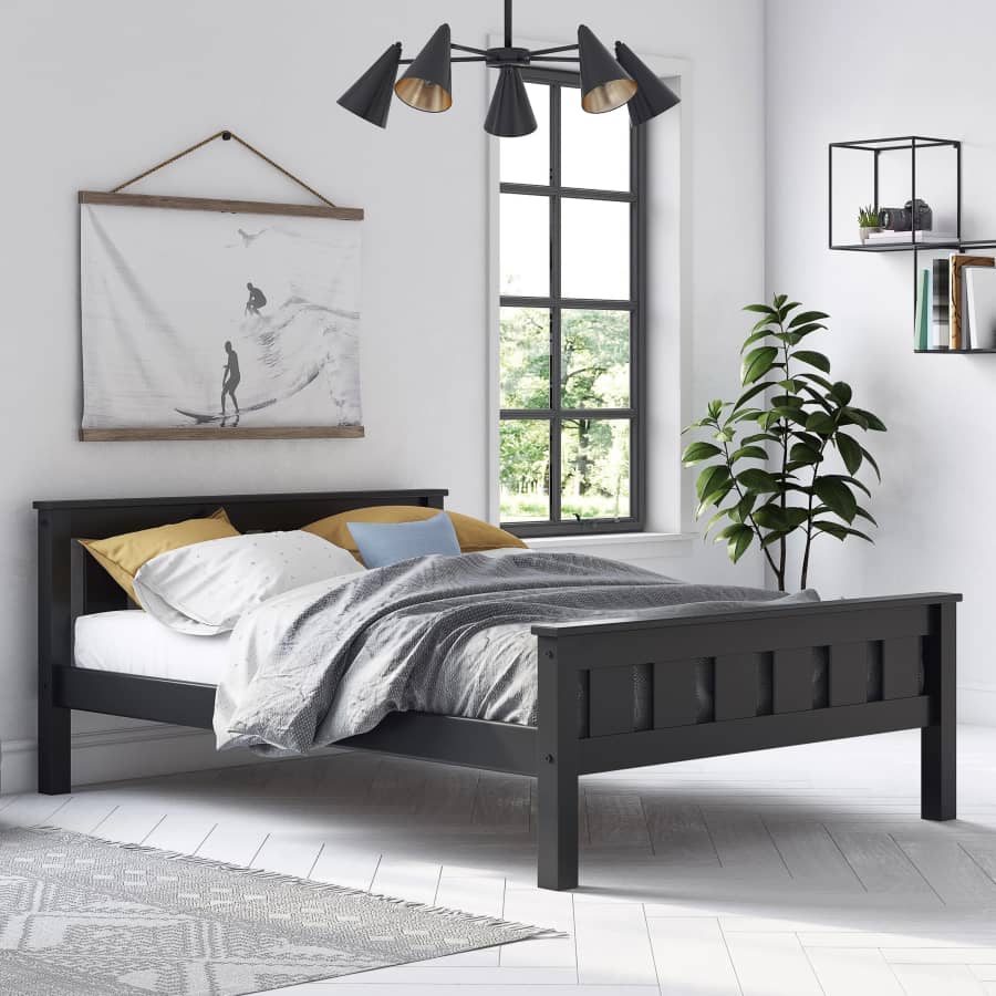 Better Homes and Gardens Kane Wooden Platform Full Bed: $110