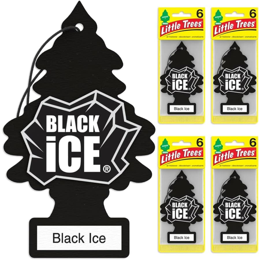 Little Trees Black Ice Car Air Fresher 24-Pack: $13
