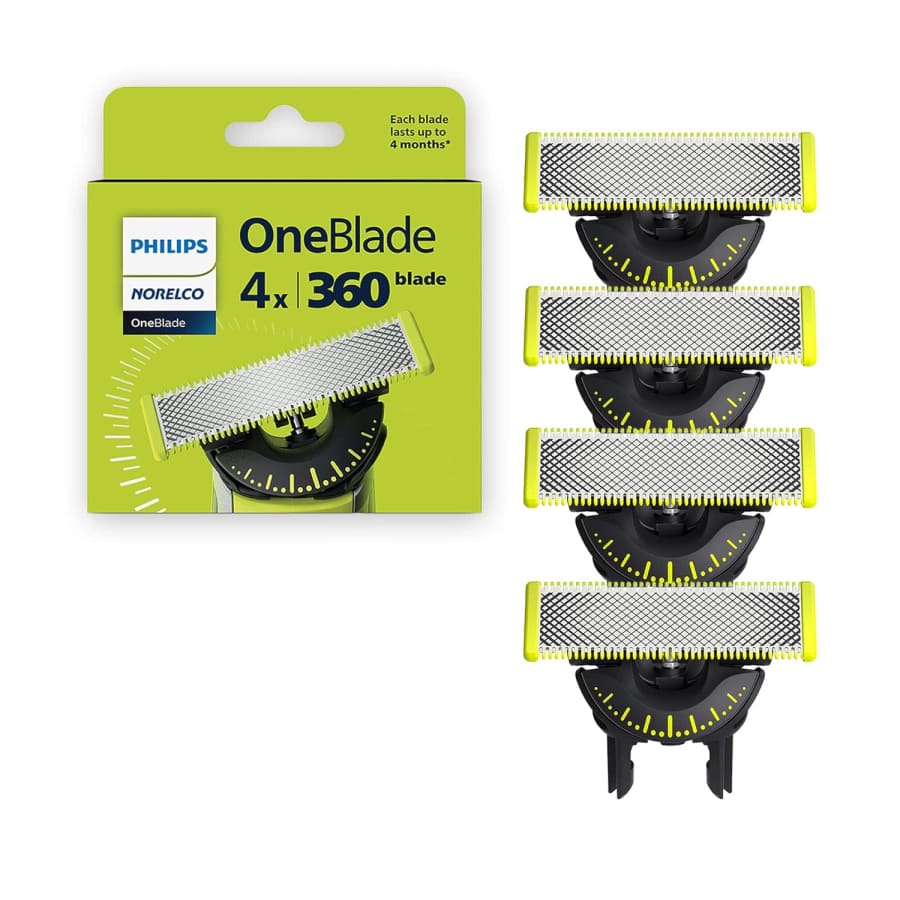 Philips Norelco OneBlade 360 Blades 4-Pack: $36 via Sub. & Save Philips Norelco OneBlade 360 Blades 4-Pack: $36 via Sub. & Save