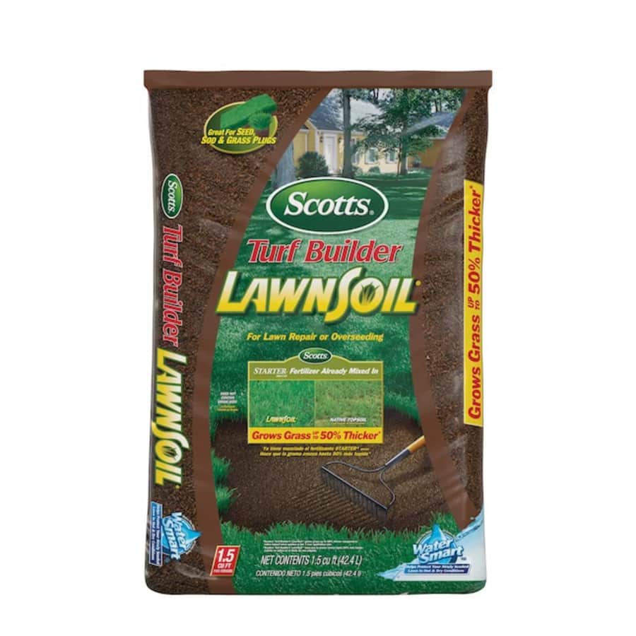 Scotts Turf Builder 1.5-Cubic Feet Grass and Sod Lawn soil: $6