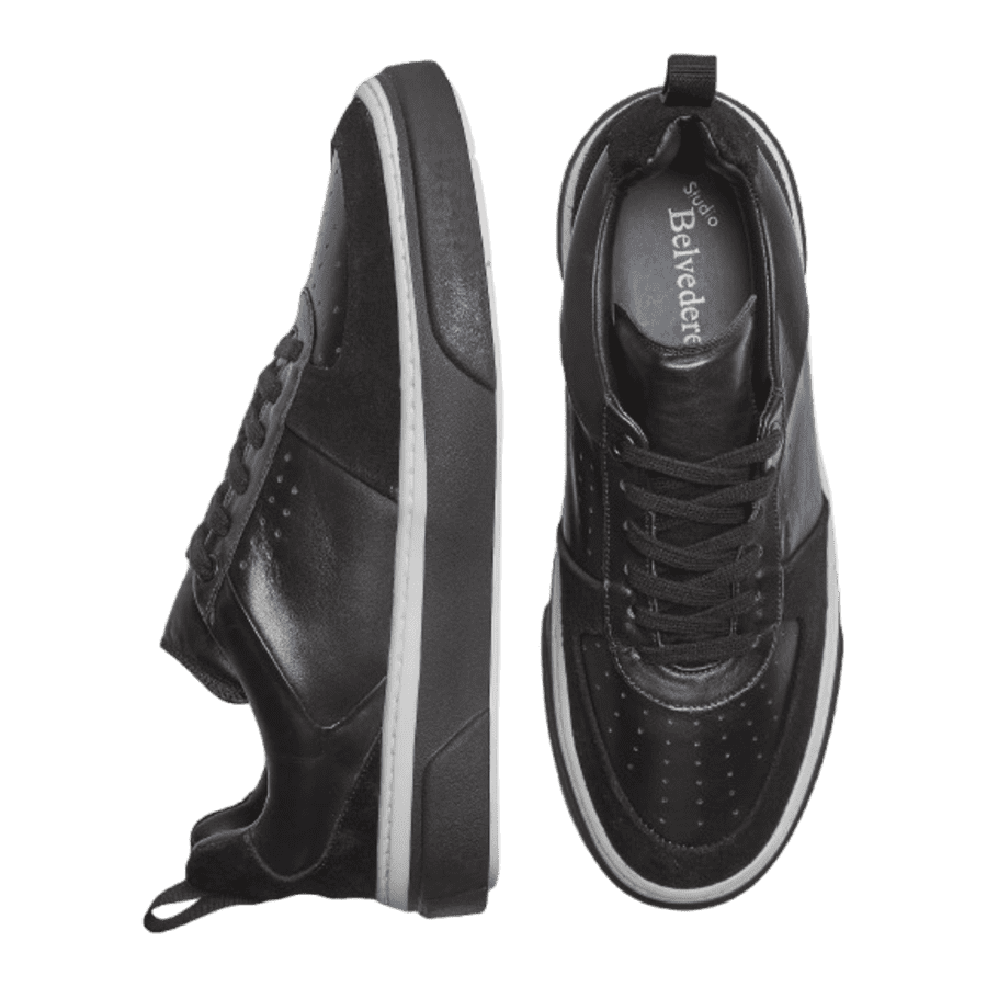 Belvedere Men's Calico Leather Lace-Up Sneakers: $29.99