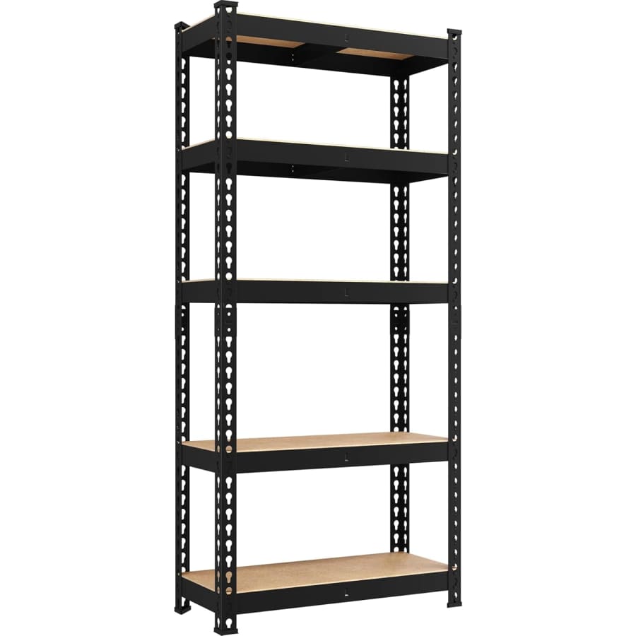 Yaheetech Adjustable 5-Tier Storage Shelving Unit: $38.99