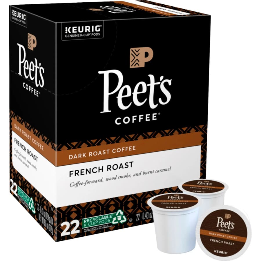 Peet's Coffee 22-Count French Roast Coffee Pods: $17 Peet's Coffee 22-Count French Roast Coffee Pods: $17