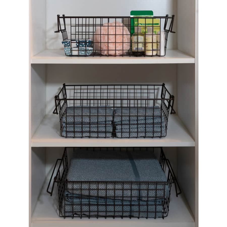 Home-Complete Stackable / Nesting Bins 3-Pack: $13.96 Home-Complete Stackable / Nesting Bins 3-Pack: $13.96