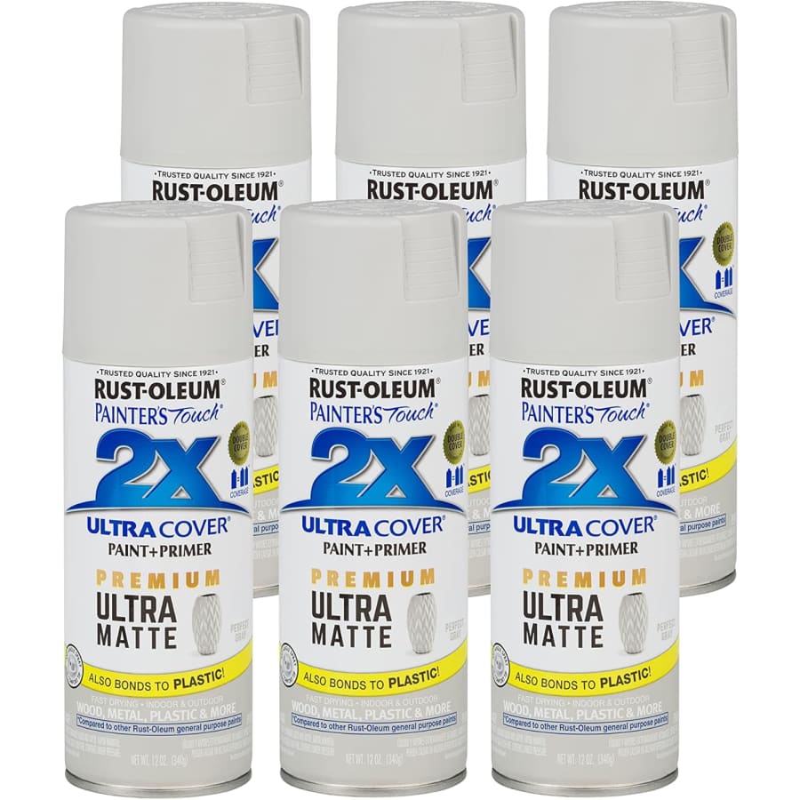 Rust-Oleum Painter's Touch 2X Ultra Cover 12-oz. Can 6-Pack: $29