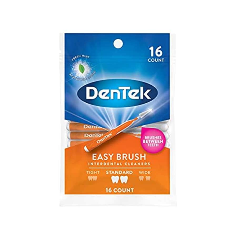 DenTek Easy Brush Interdental Cleaners 16-Pack: $2.99 DenTek Easy Brush Interdental Cleaners 16-Pack: $2.99