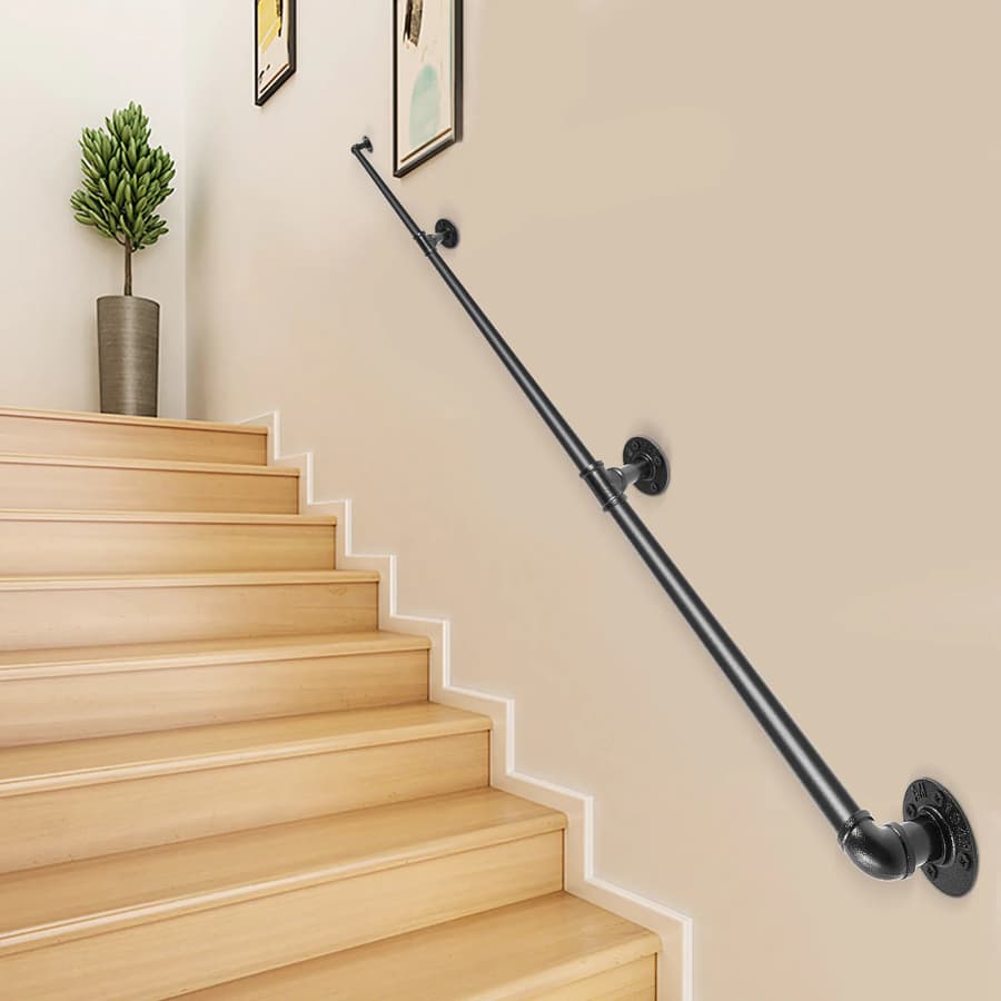 Vevor 10-ft. Staircase Handrail w/ Mounting Hardware: $41 Vevor 10-ft. Staircase Handrail w/ Mounting Hardware: $41