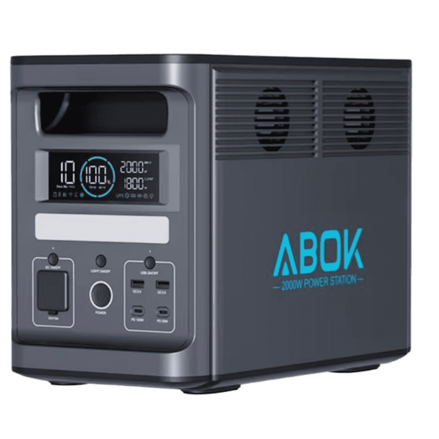 ABOK Ark2000 2,000W 1,536Wh Portable Power Station: $371